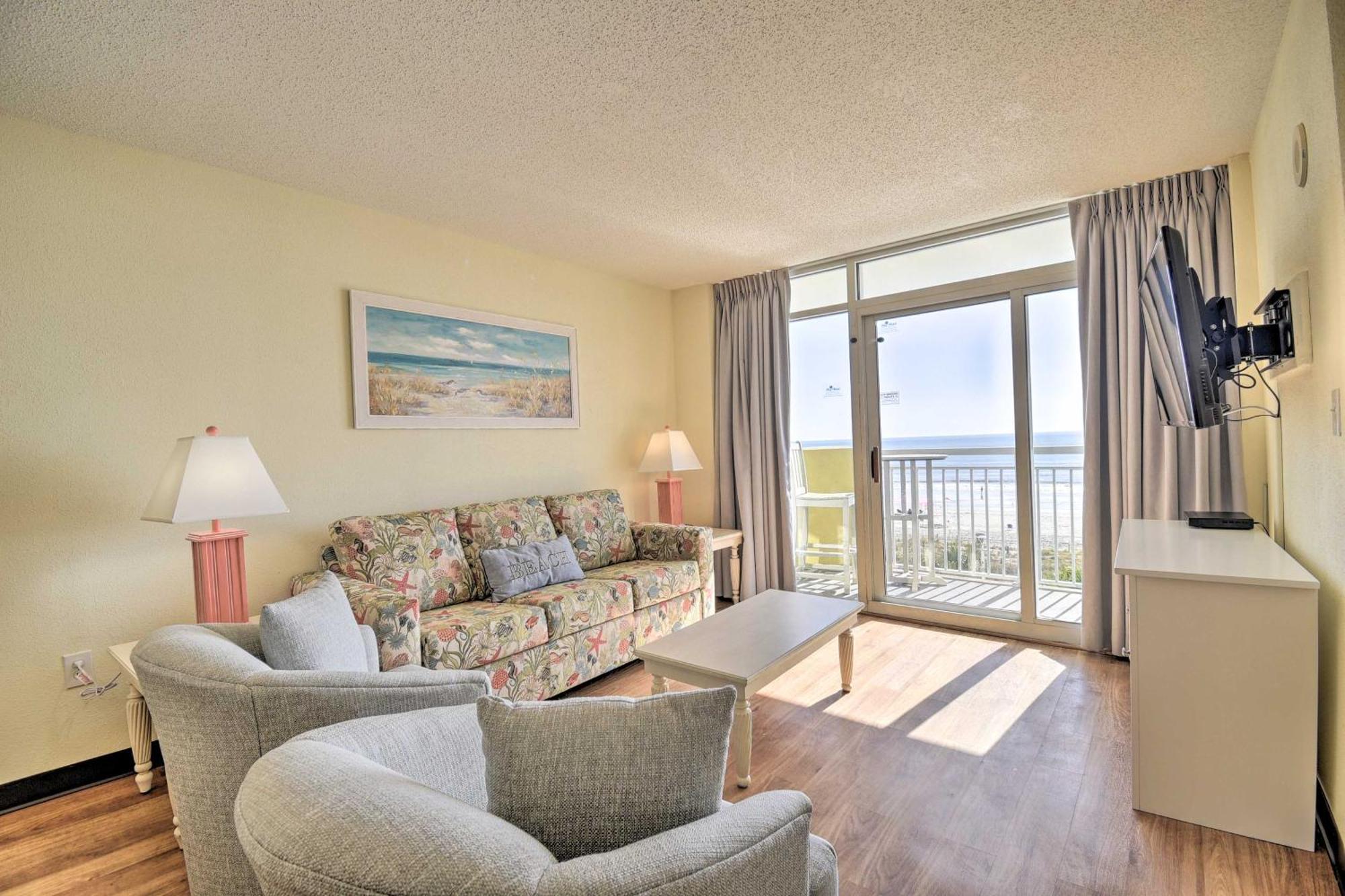 Oceanfront Condo With Perks In Bay Watch Resort Миртл-Бич Экстерьер фото